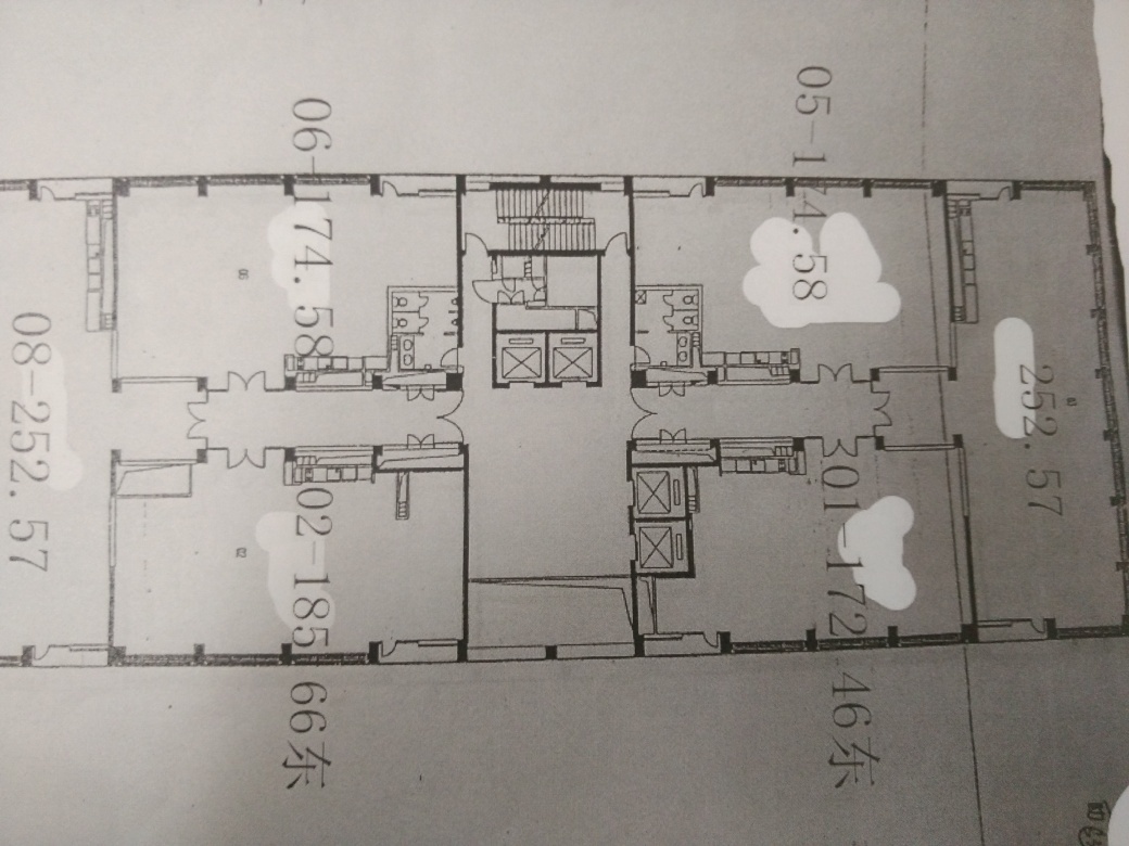 建外soho二手商务楼整层特价房1260平大开间可注册低价出售