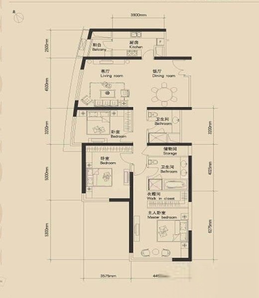 北京新城国际公寓二手房房源图片