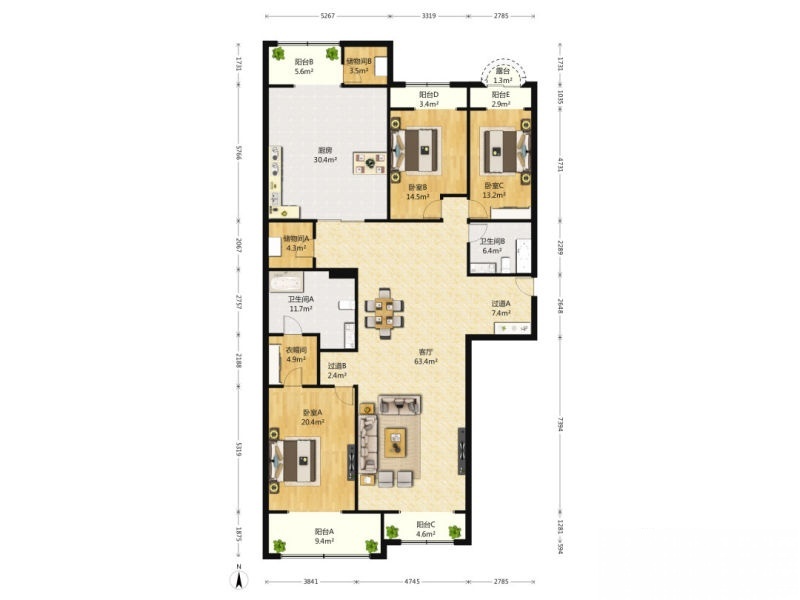 北京温莎大道二手房房源图片