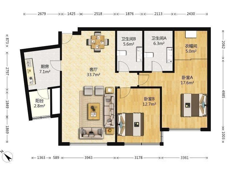 北京新城国际二手房房源图片