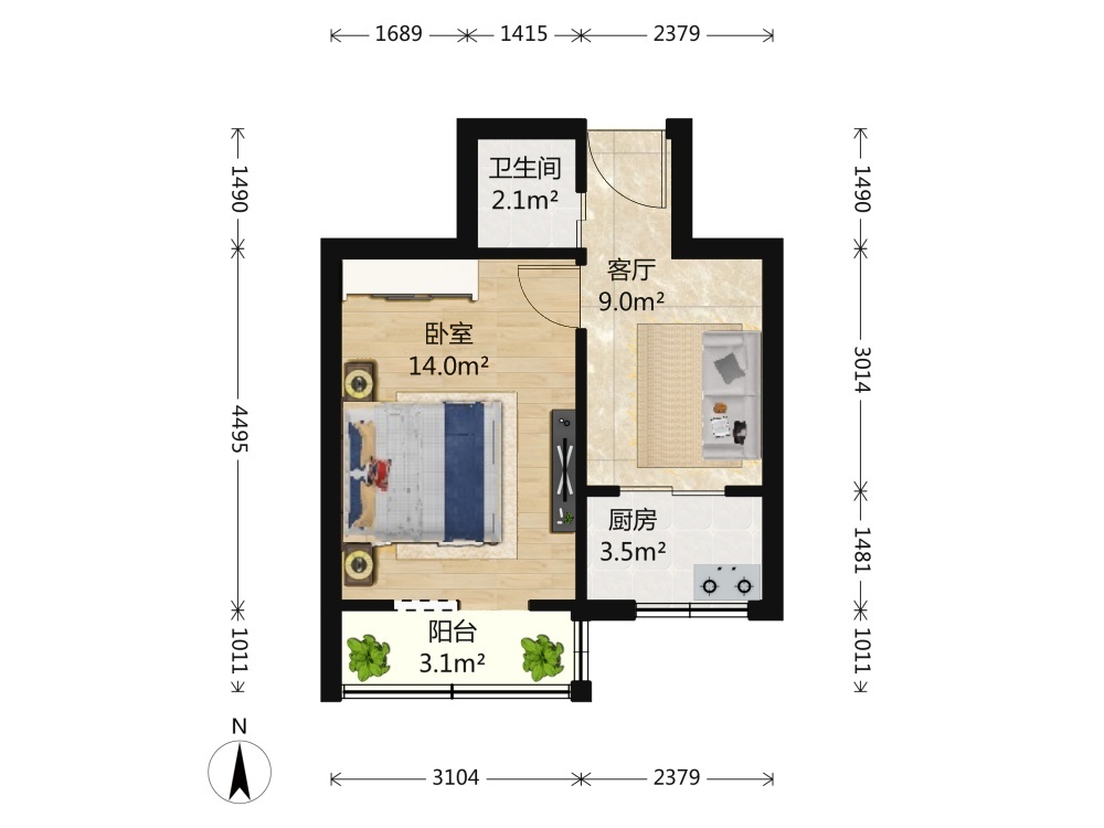 北京禄长街头条19号院二手房房源图片