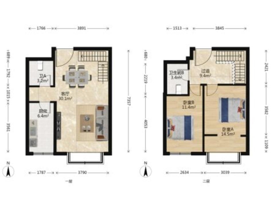 北京江南山水二手房房源图片