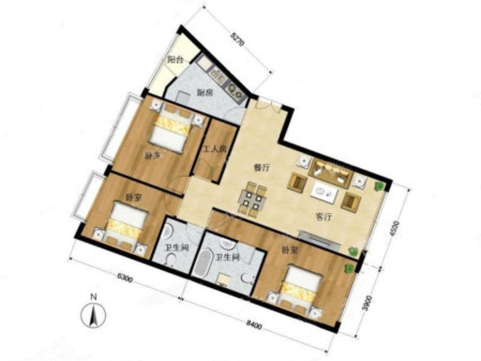 北京新城国际二手房房源图片