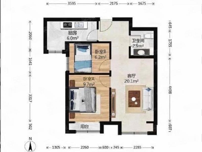 北京彩虹家园(南区)二手房房源图片