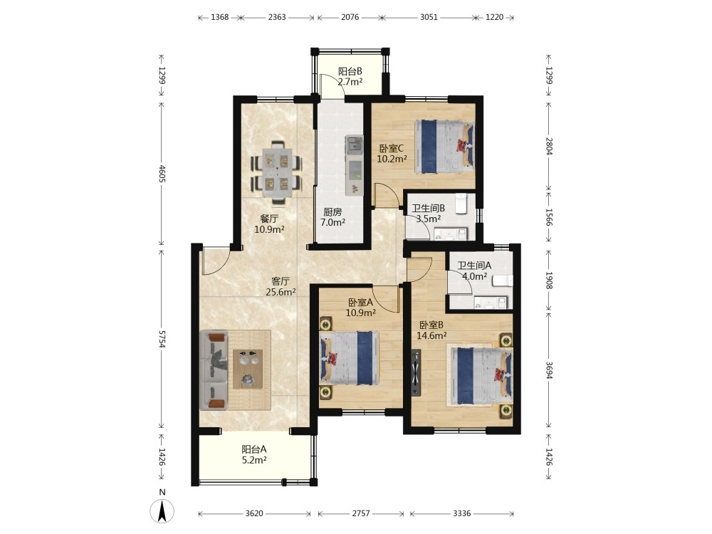 北京燕归宁馨园二手房房源图片