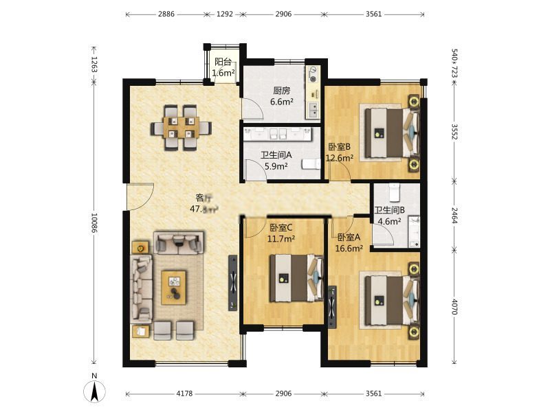 北京恋日绿岛小区二手房房源图片
