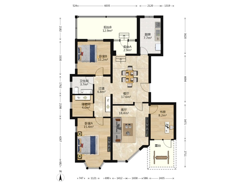北京恋日绿岛小区二手房房源图片