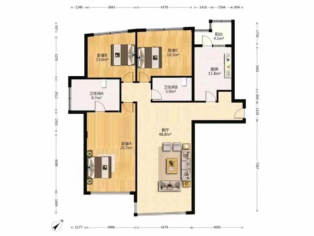 北京新城国际二手房房源图片