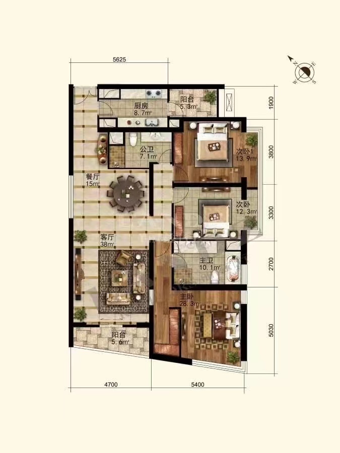 北京新城国际公寓二手房房源图片