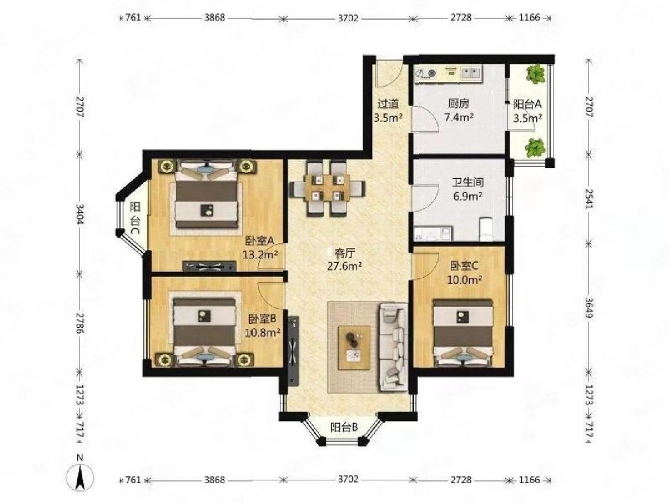北京恋日绿岛小区二手房房源图片