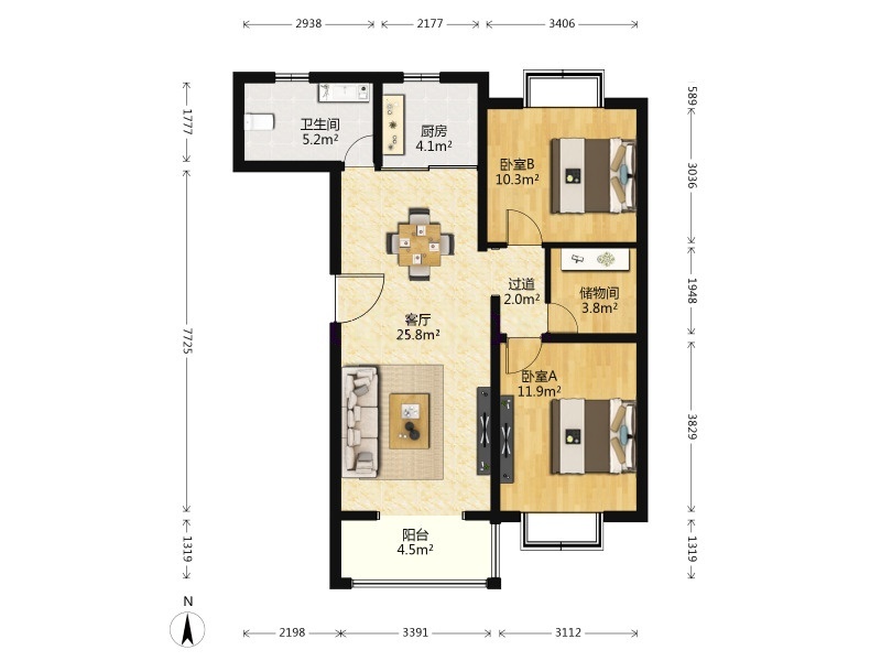 北京江南山水二手房房源图片