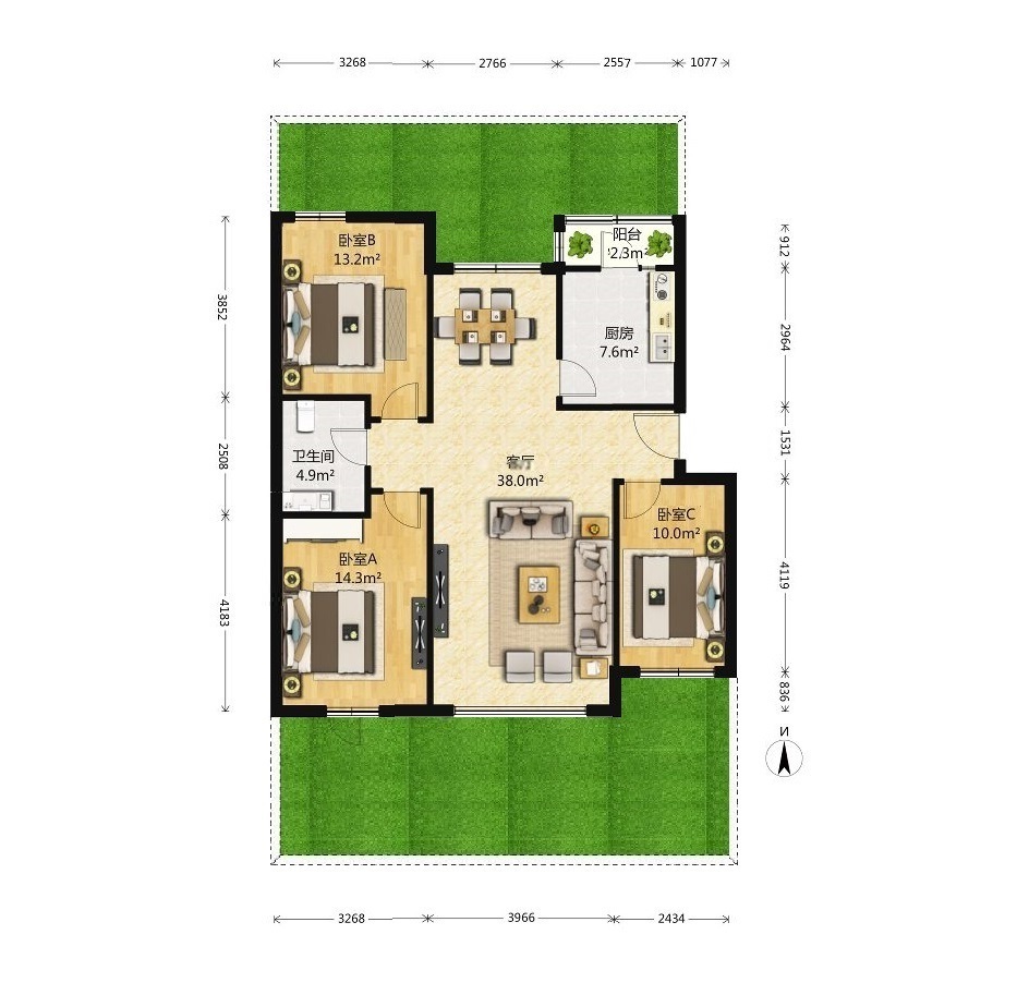 北京恋日绿岛小区二手房房源图片