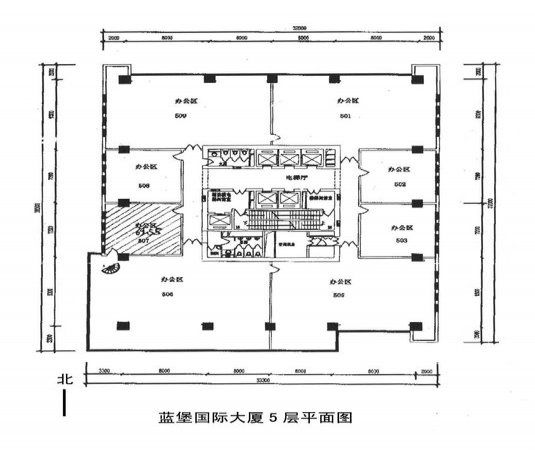 北京蓝堡国际中心写字楼二手房房源图片