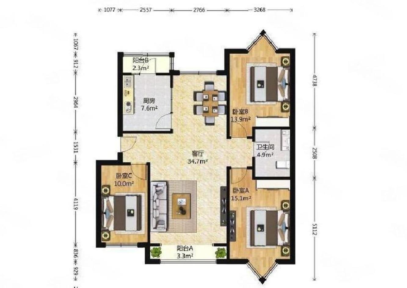 北京恋日绿岛小区二手房房源图片