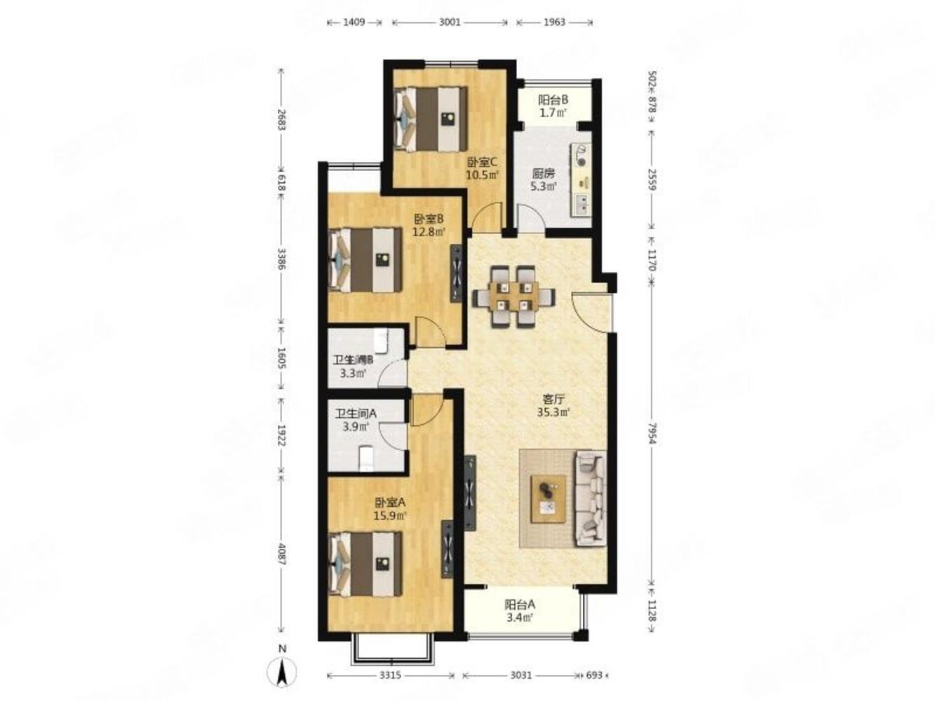 北京江南山水二手房房源图片