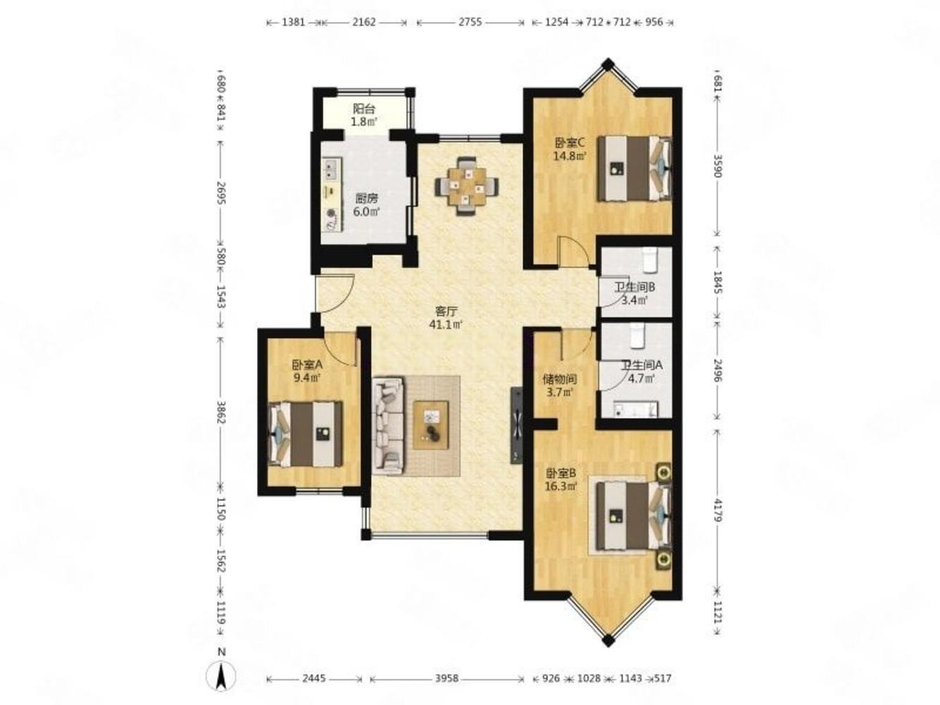 北京恋日绿岛小区二手房房源图片