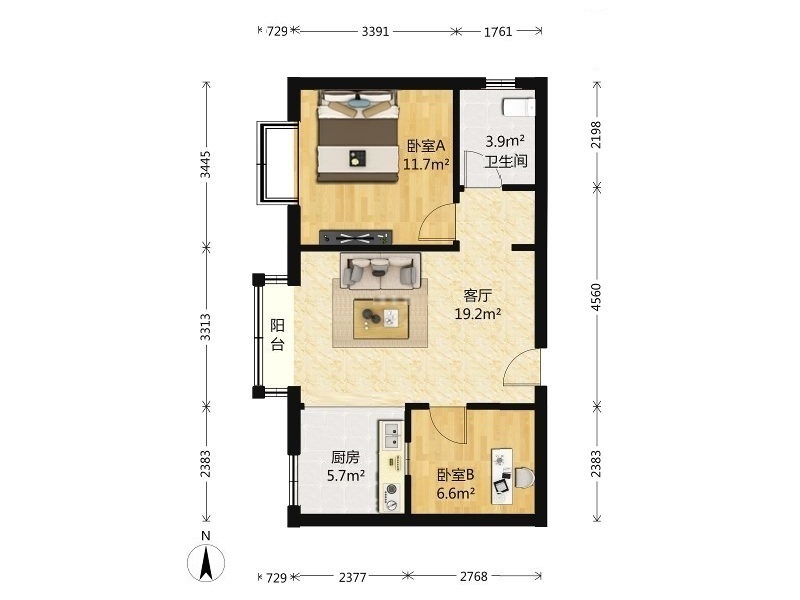 北京江南山水二手房房源图片