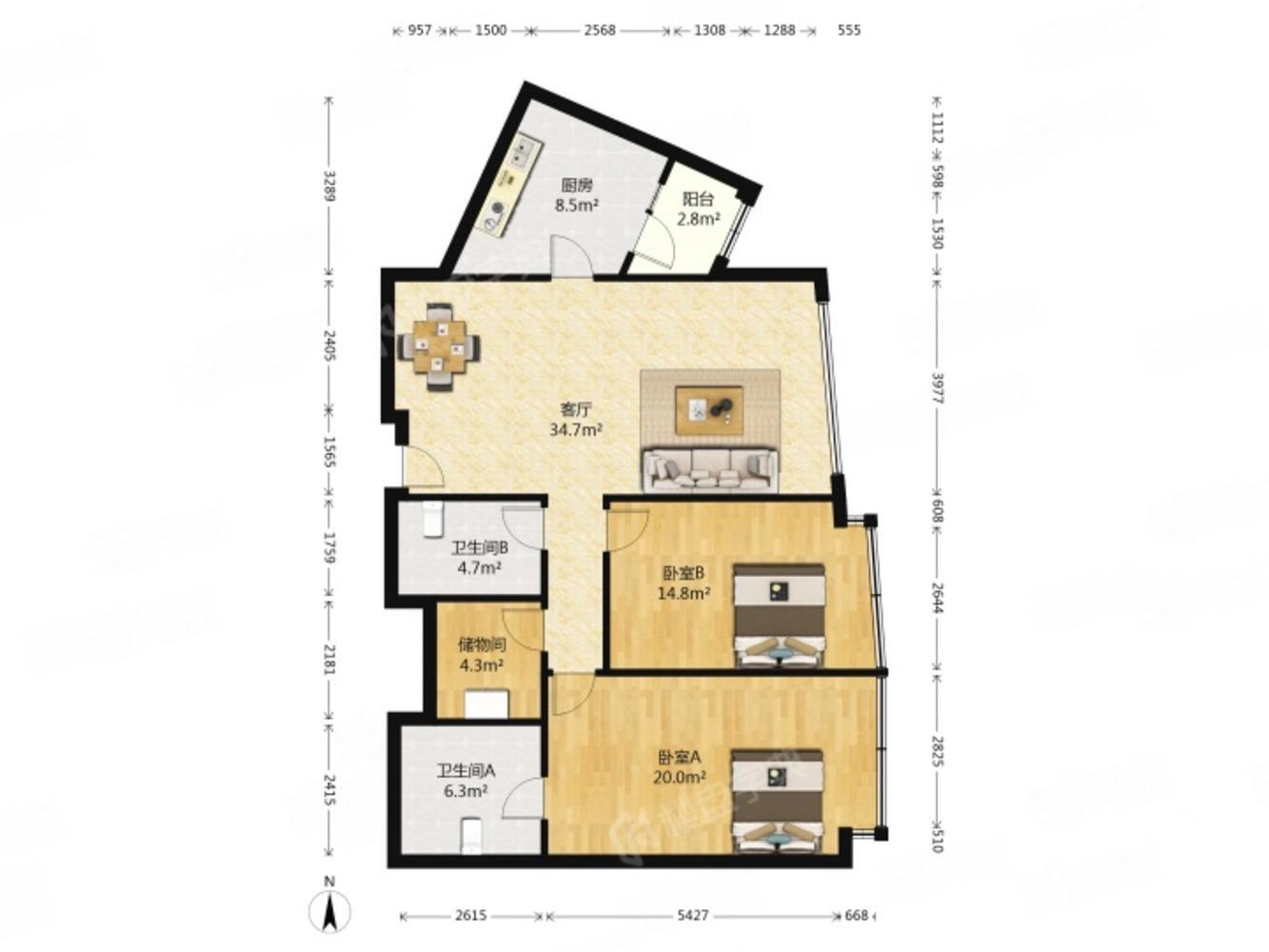 北京新城国际二手房房源图片