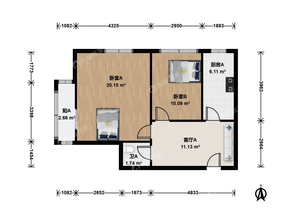 北京和平街十四区二手房房源图片