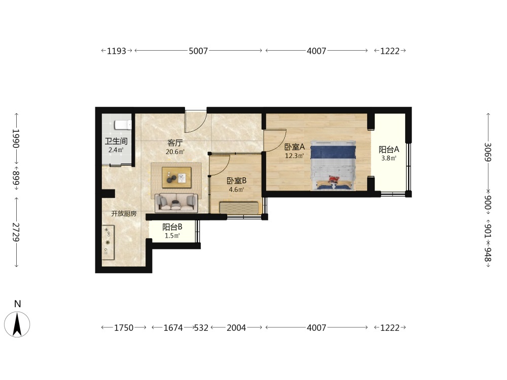 北京烟树园二手房房源图片