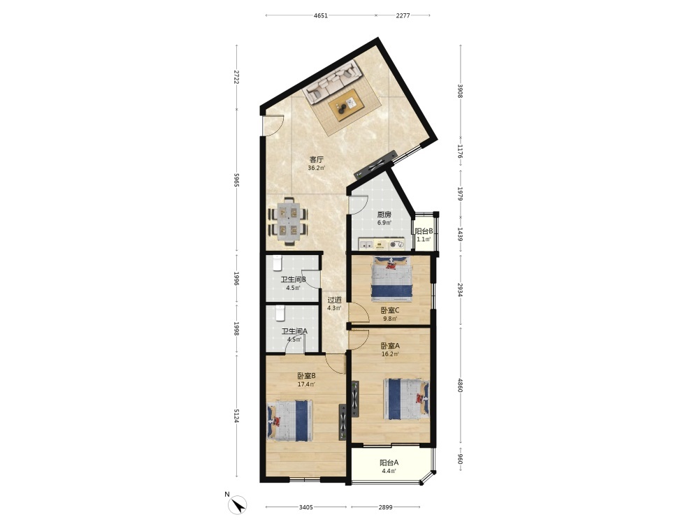 北京远大园四区二手房房源图片