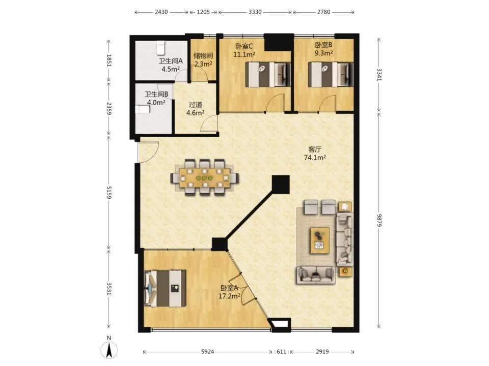 北京财满街财经中心二手房房源图片