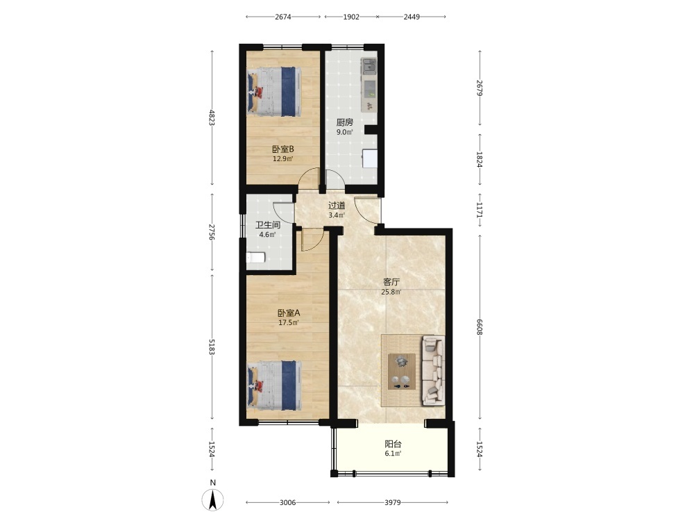 北京天通苑东三区二手房房源图片