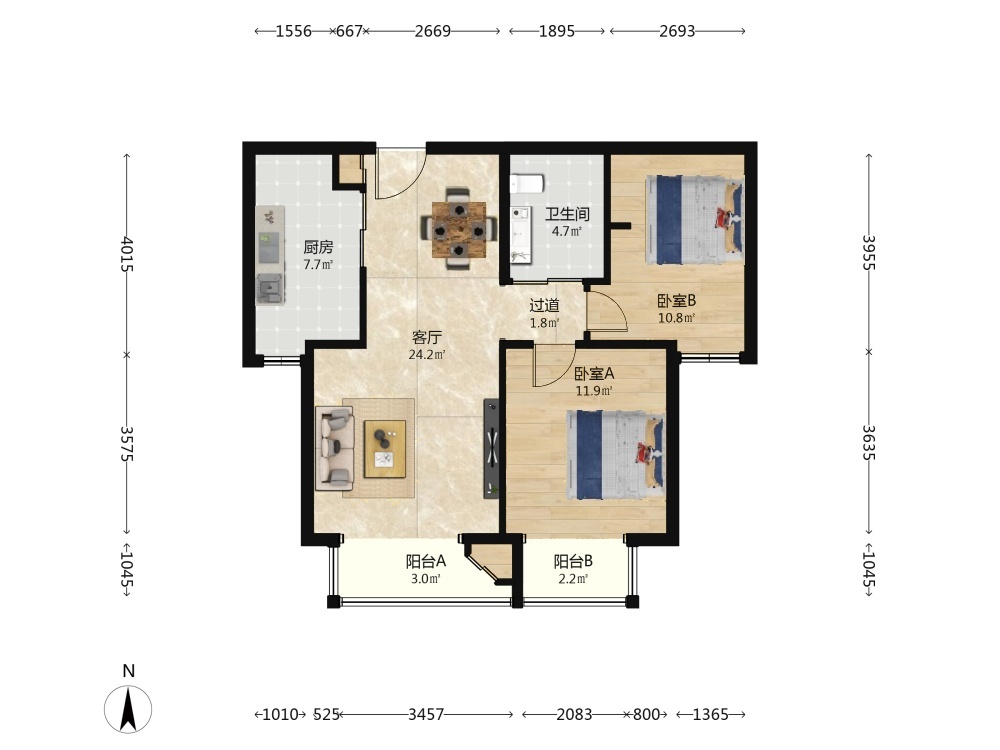 北京晴雪园二手房房源图片