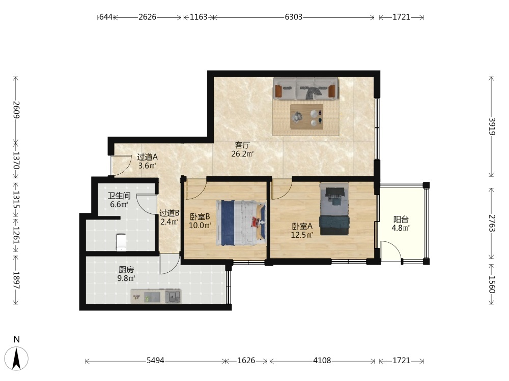 北京天通苑东一区二手房房源图片