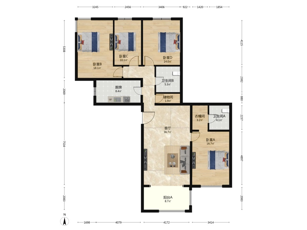北京春荫园二手房房源图片