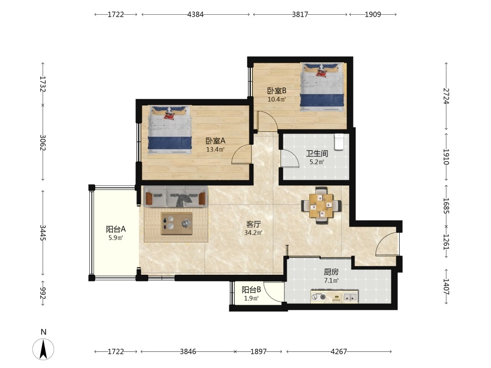 北京天通苑东一区二手房房源图片