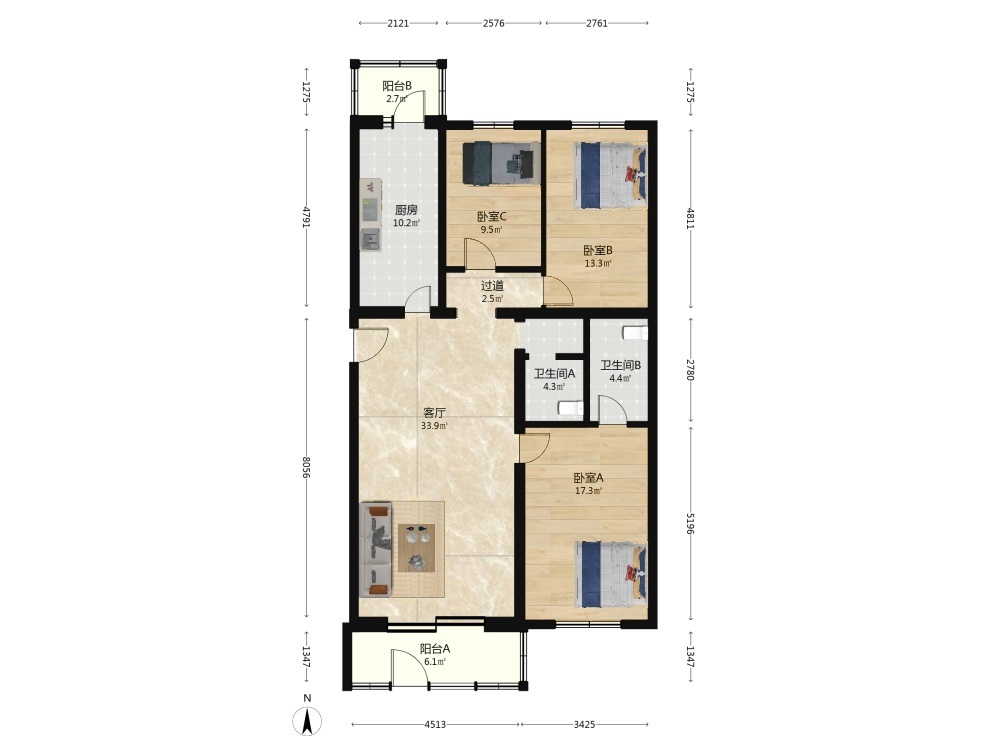 北京天通苑东二区二手房房源图片