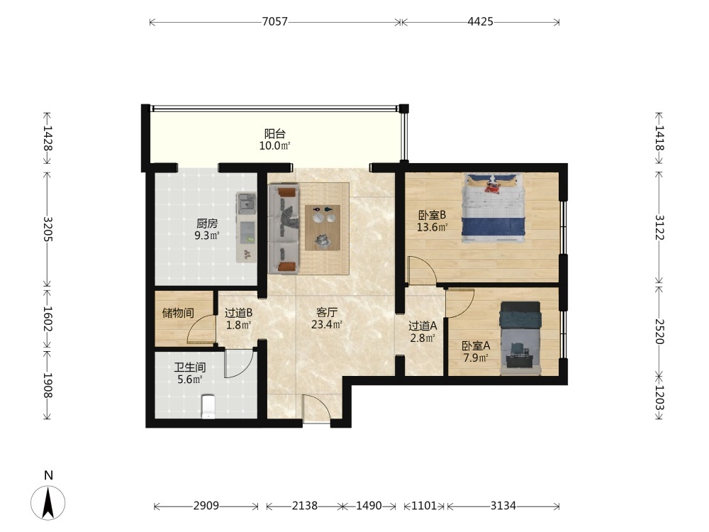 北京天通苑中苑二手房房源图片