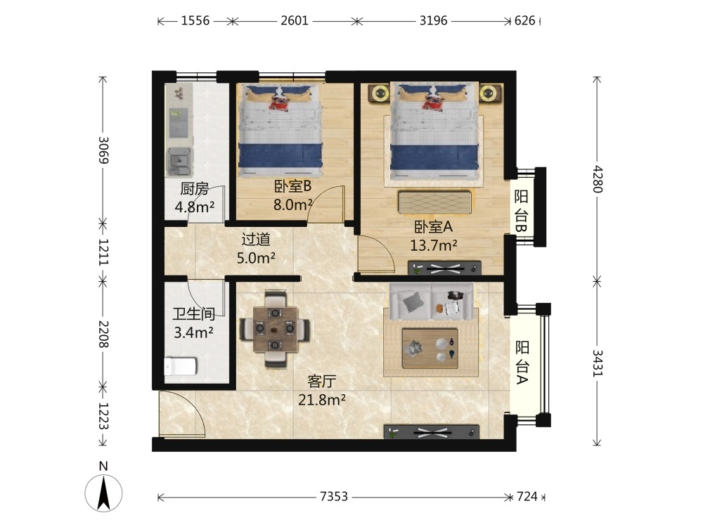 北京烟树园二手房房源图片