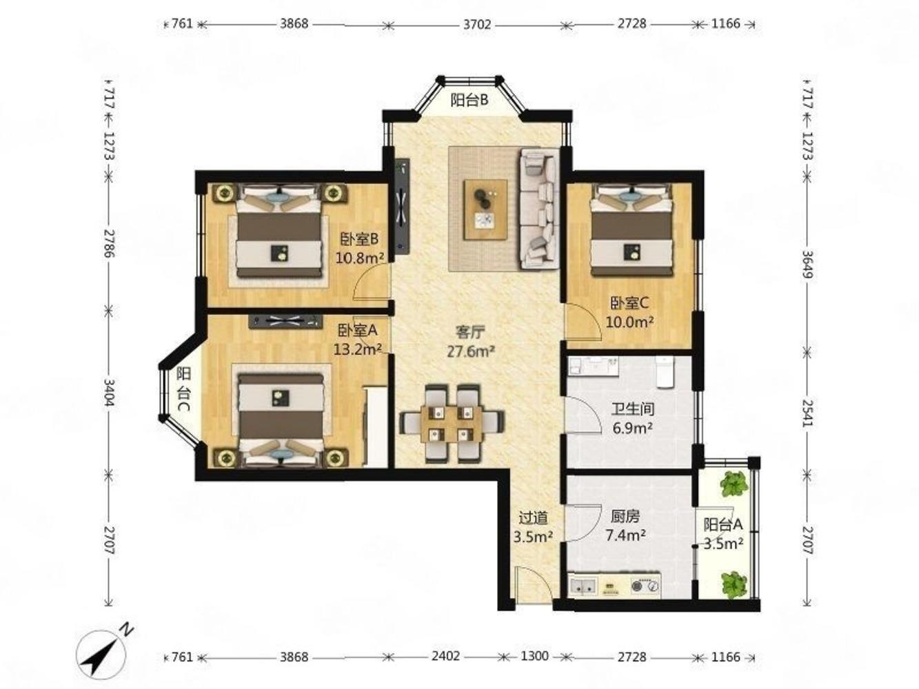 北京恋日绿岛小区二手房房源图片