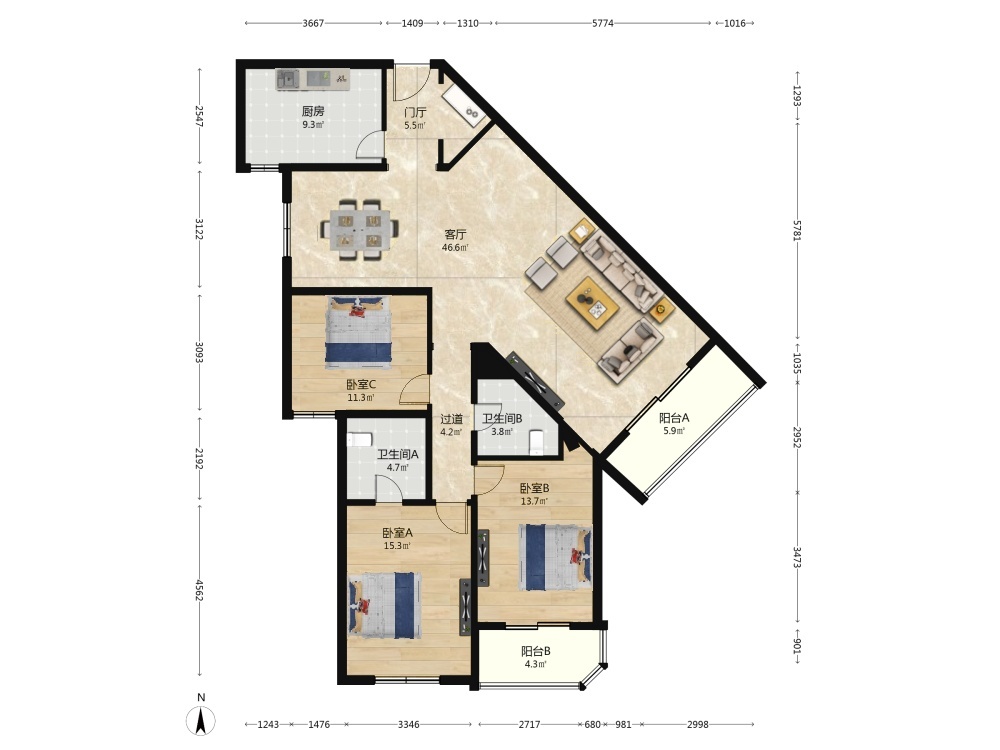 北京远大园六区二手房房源图片