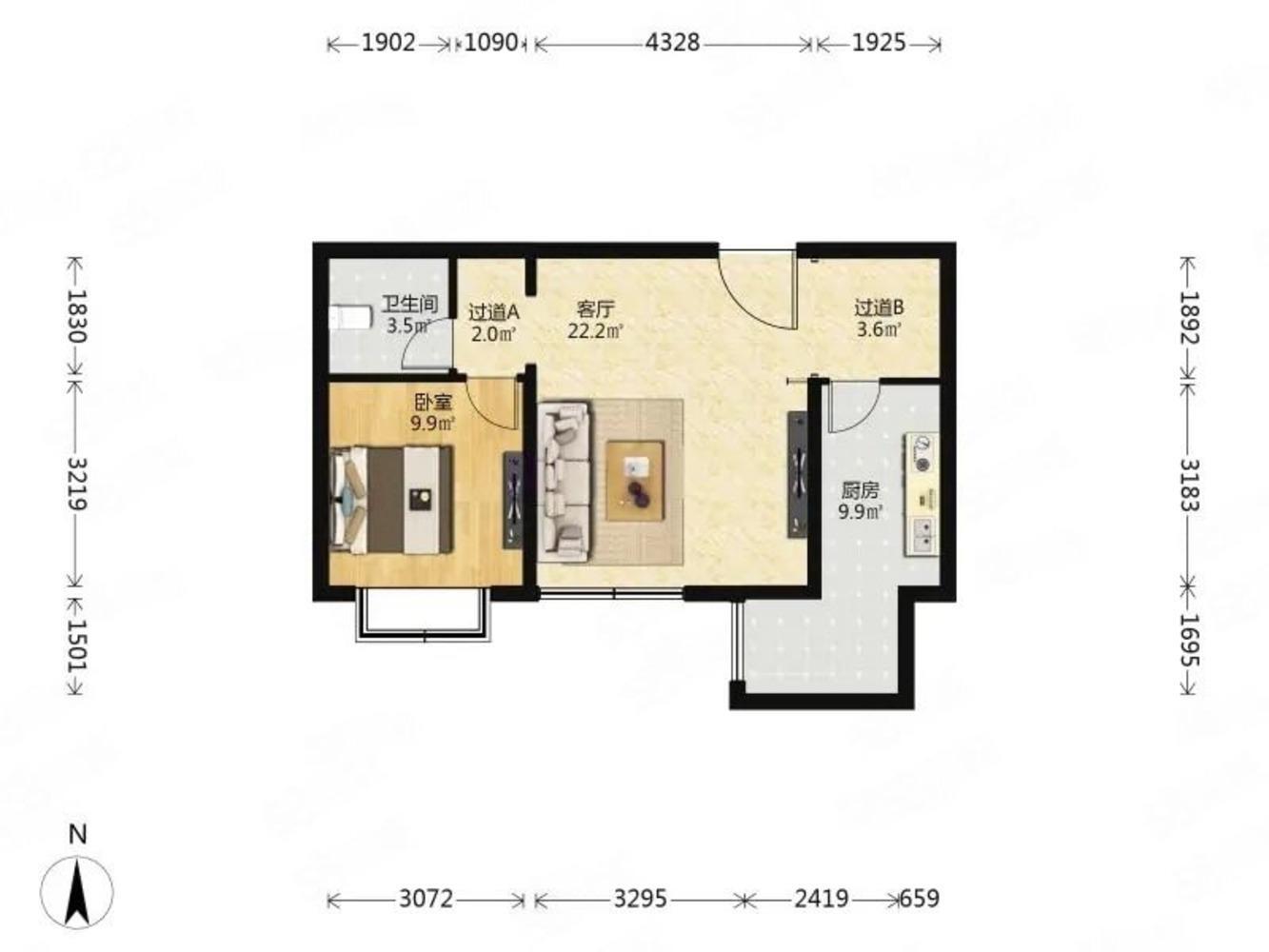 北京江南山水二手房房源图片