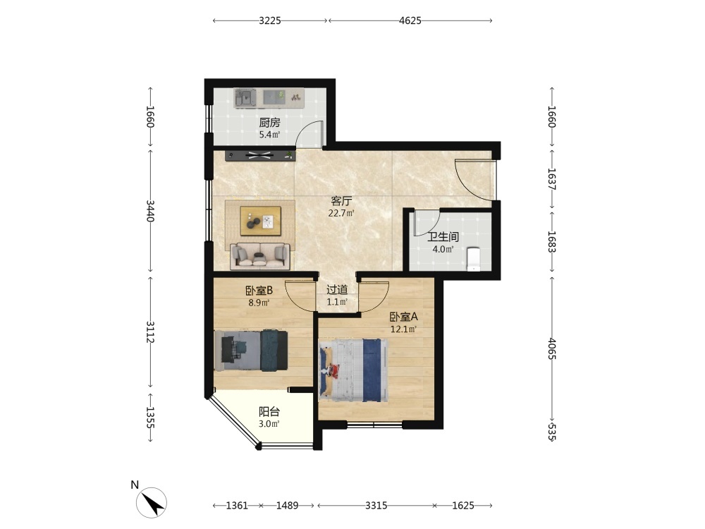 北京晨月园二手房房源图片