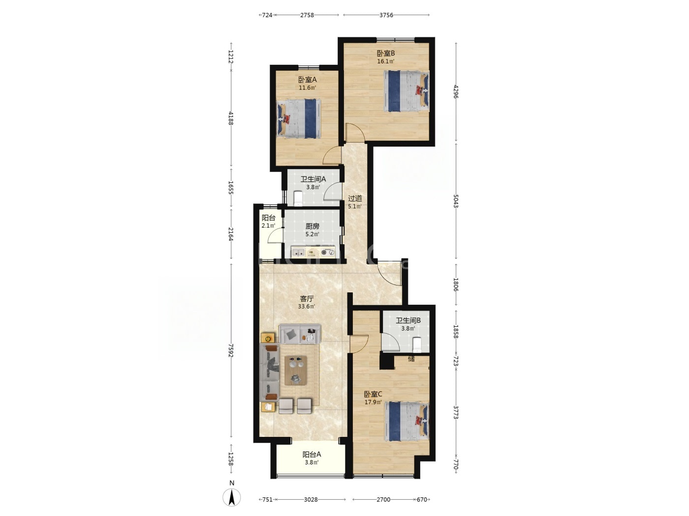 北京四合上院二手房房源图片