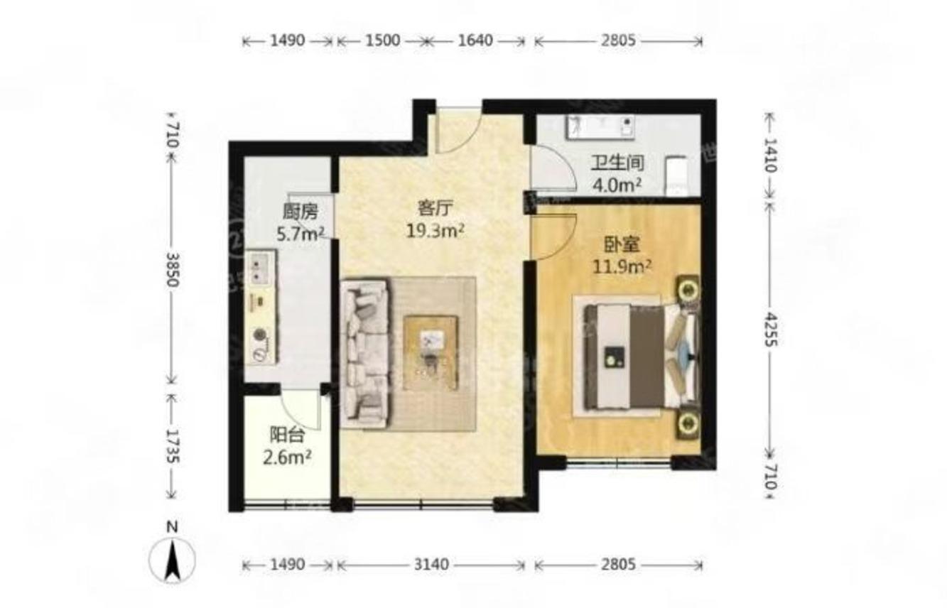 北京五里店北里二手房房源图片