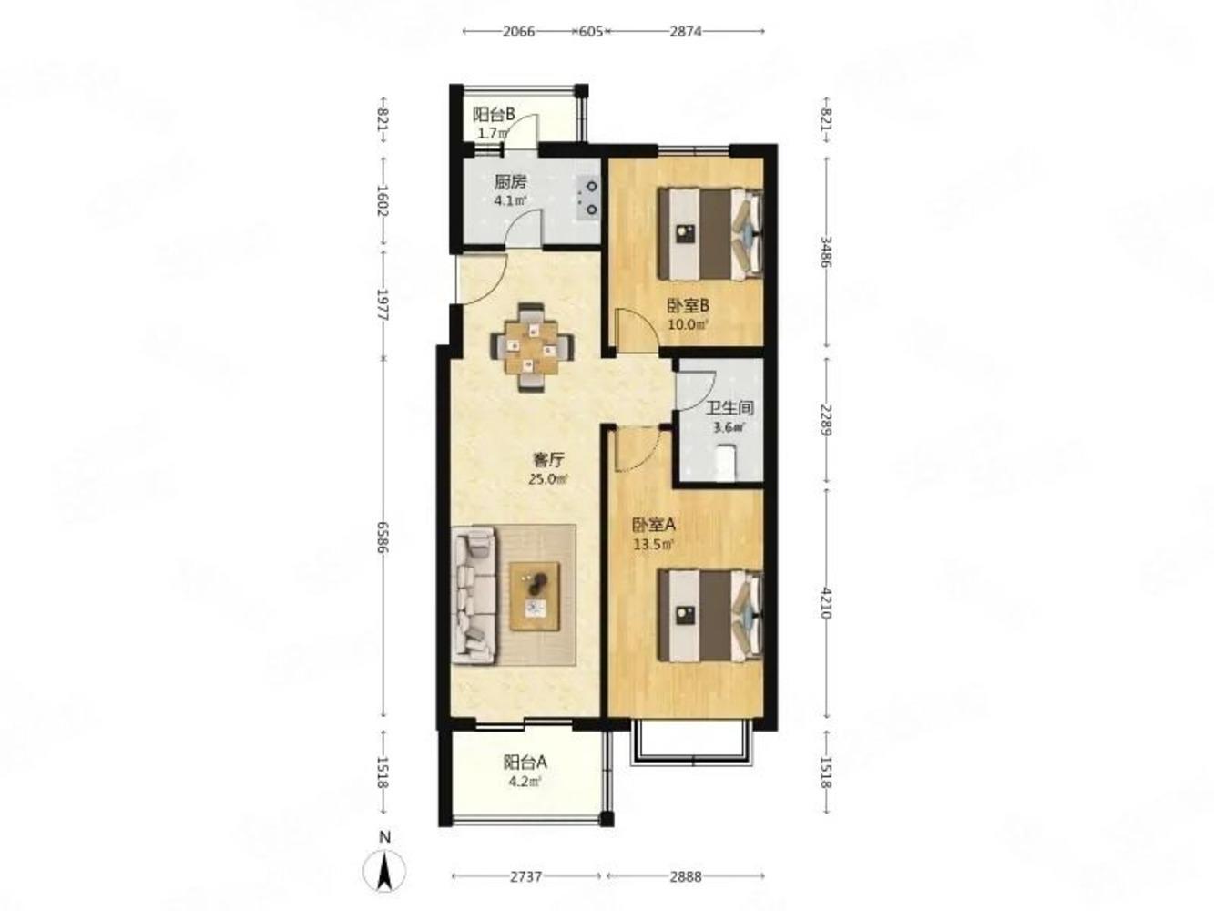 北京鸿博家园(一期C区)二手房房源图片