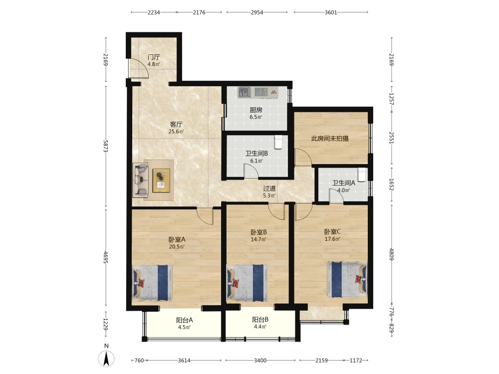北京天通苑东一区二手房房源图片