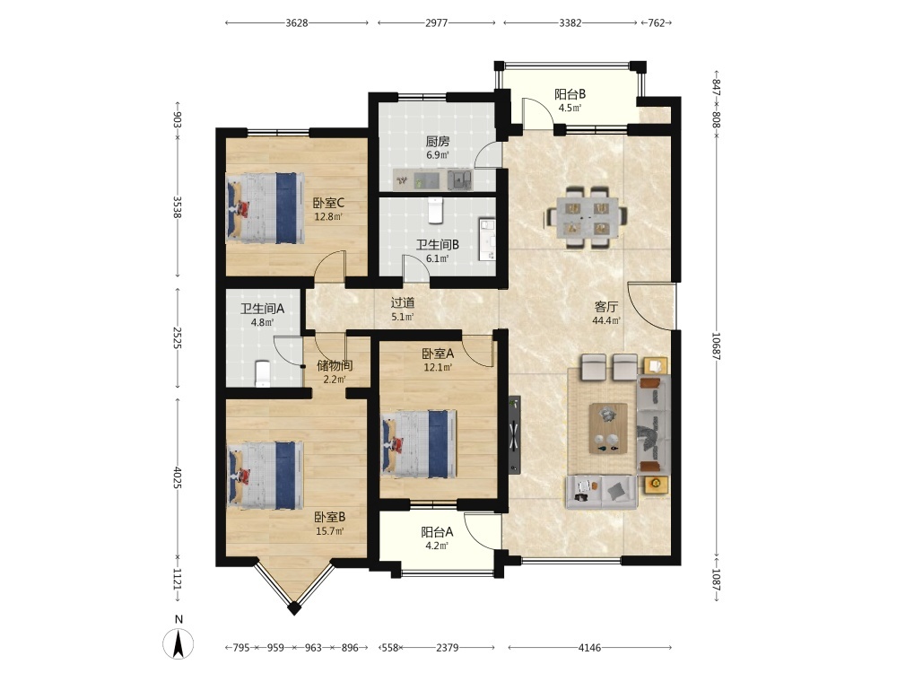 北京恋日绿岛二手房房源图片