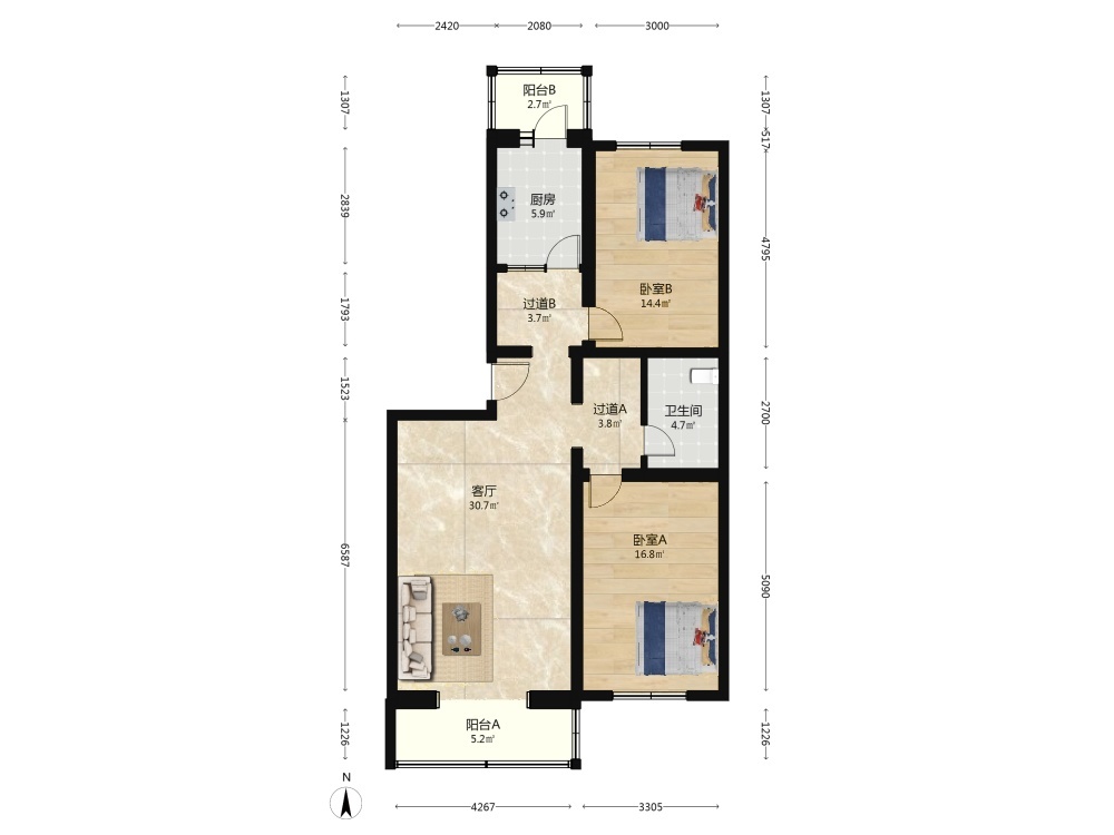 北京天通苑东二区二手房房源图片