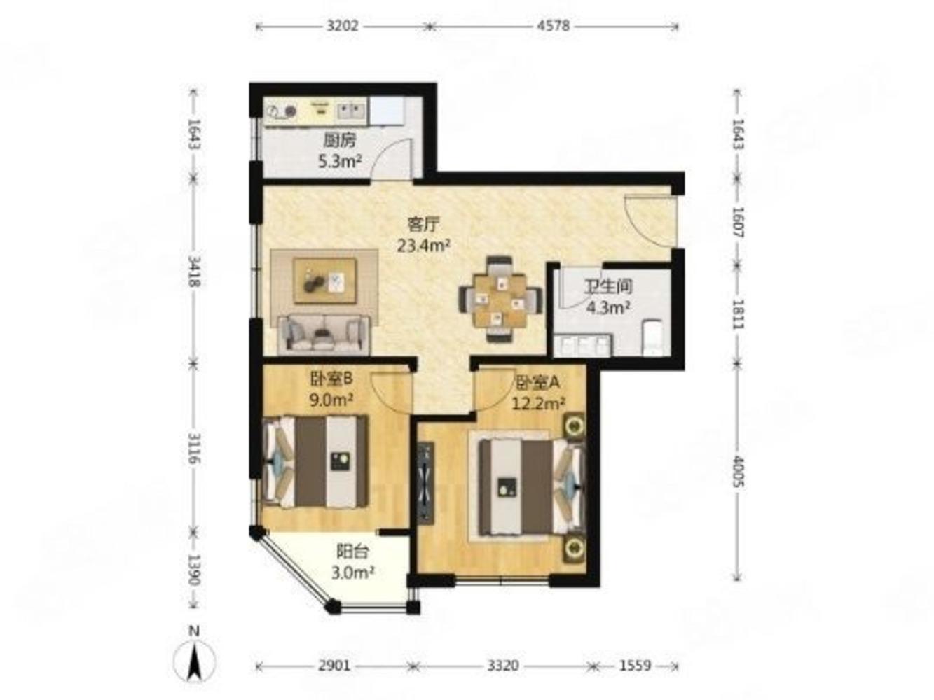 北京晨月园二手房房源图片