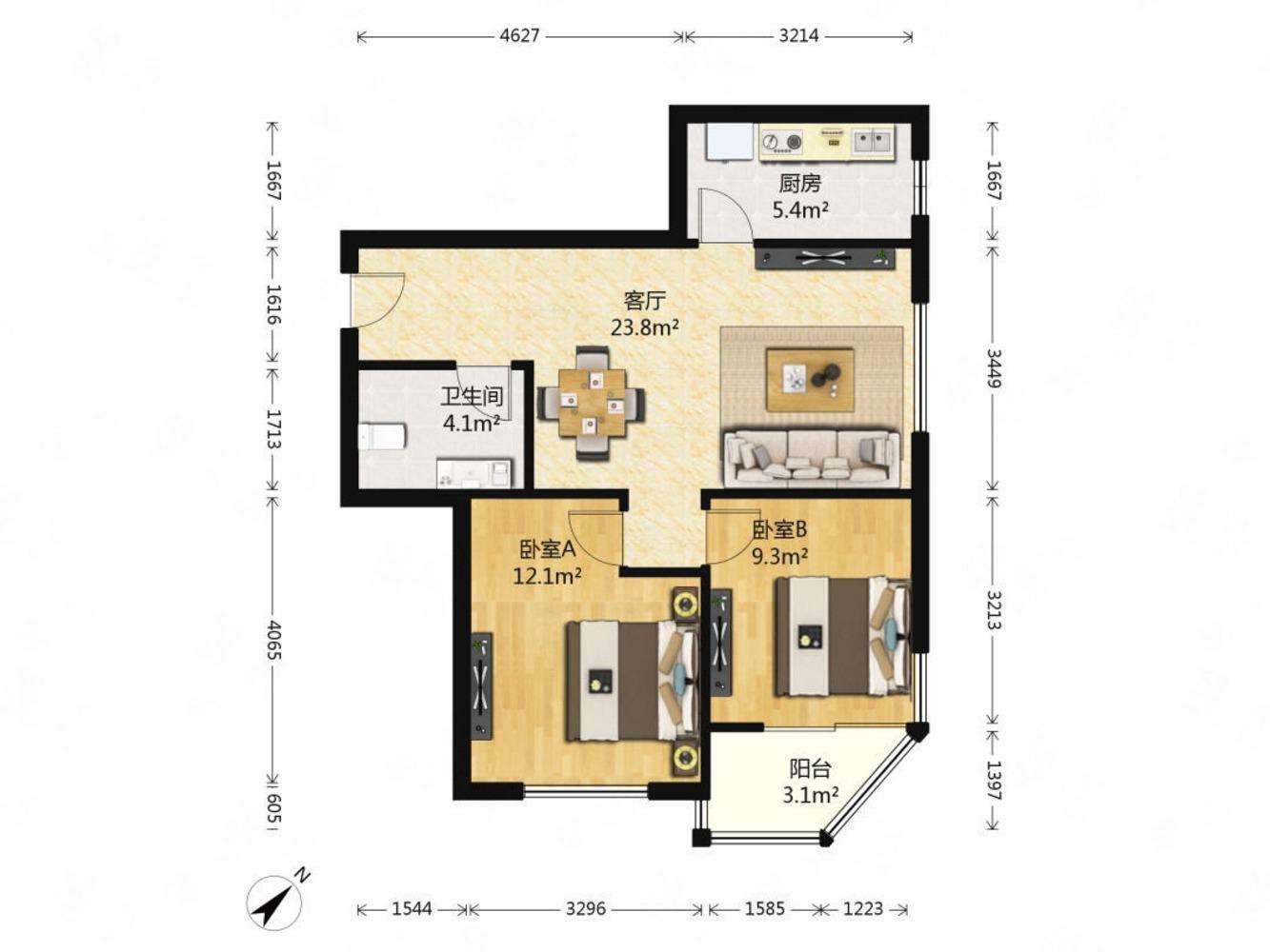 北京晨月园二手房房源图片