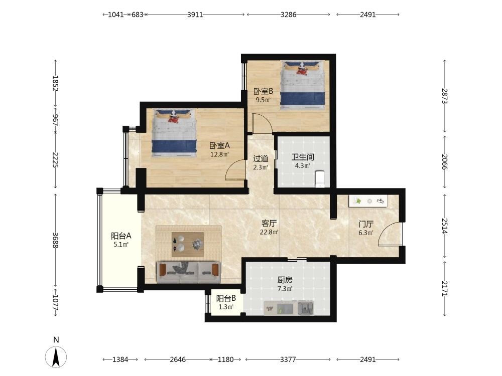 北京天通苑东一区二手房房源图片