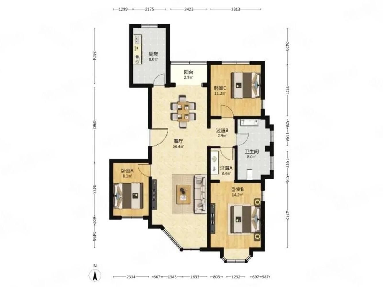北京恋日绿岛小区二手房房源图片