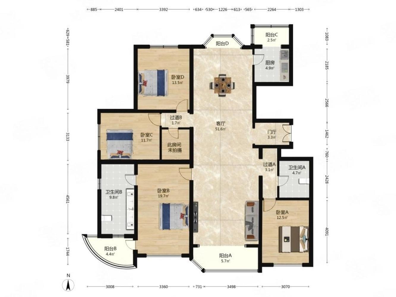 北京晴波园(蓝靛厂)二手房房源图片