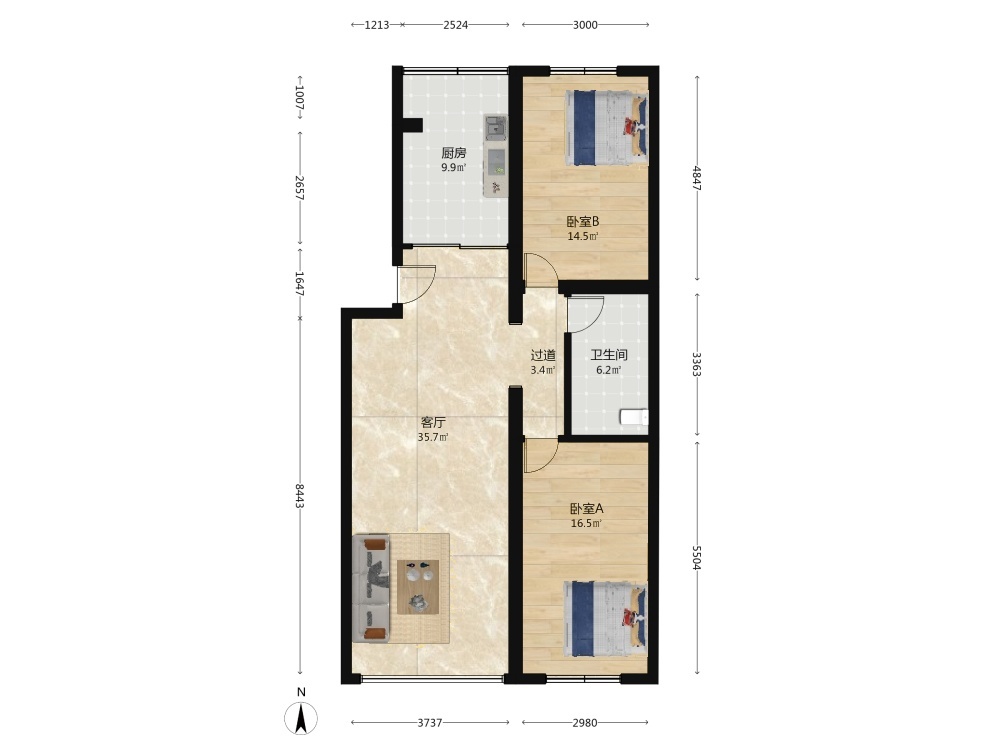 北京天通苑东三区二手房房源图片